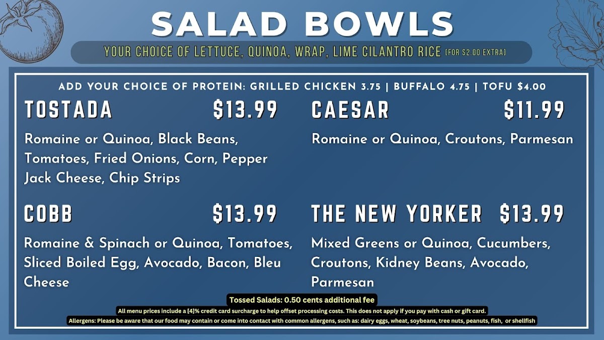 Menu From The Earth Foods-3