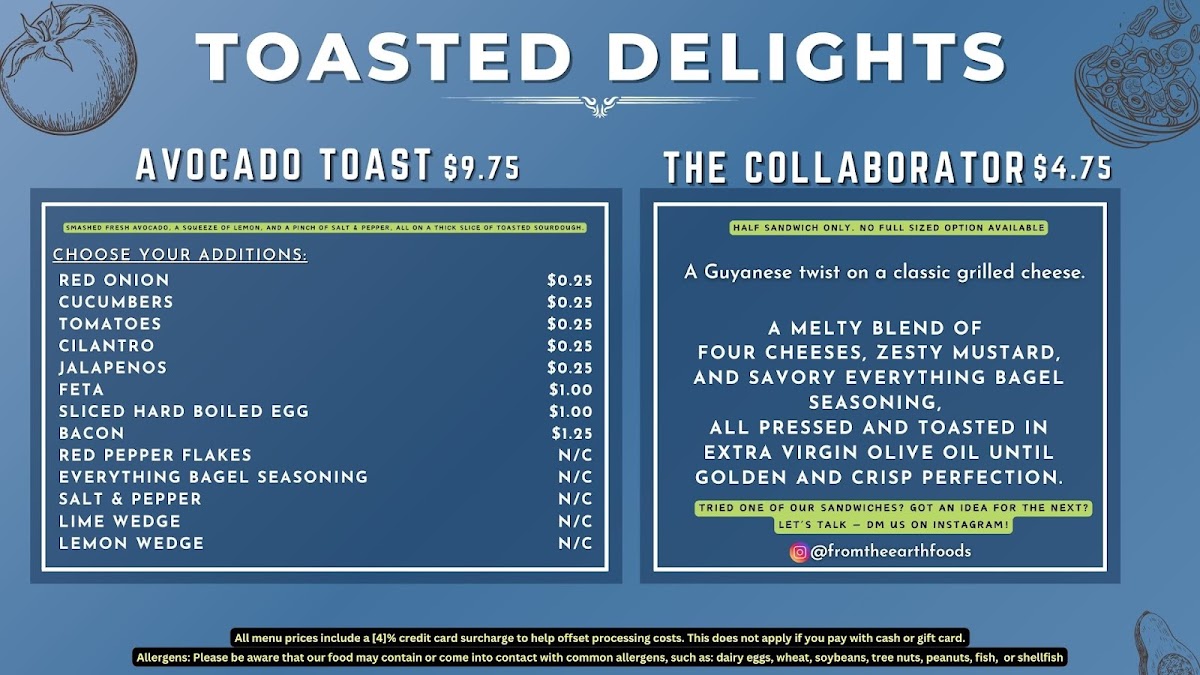Menu From The Earth Foods-5