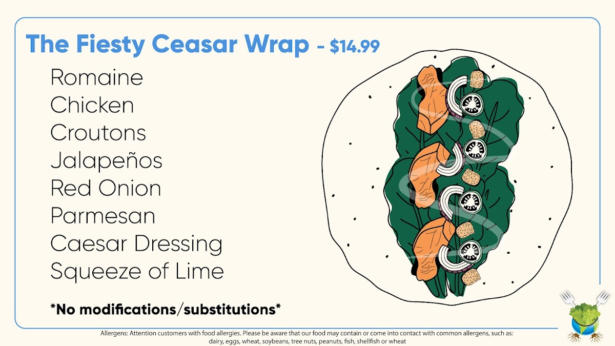 Menu From The Earth Foods-9