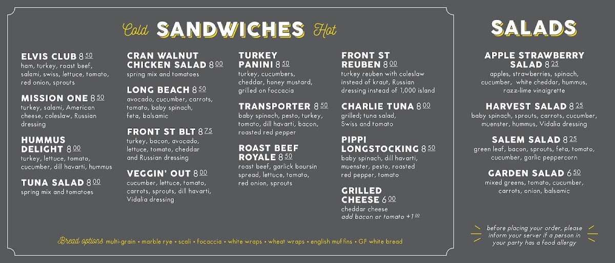 Menu Front Street Coffeehouse-3