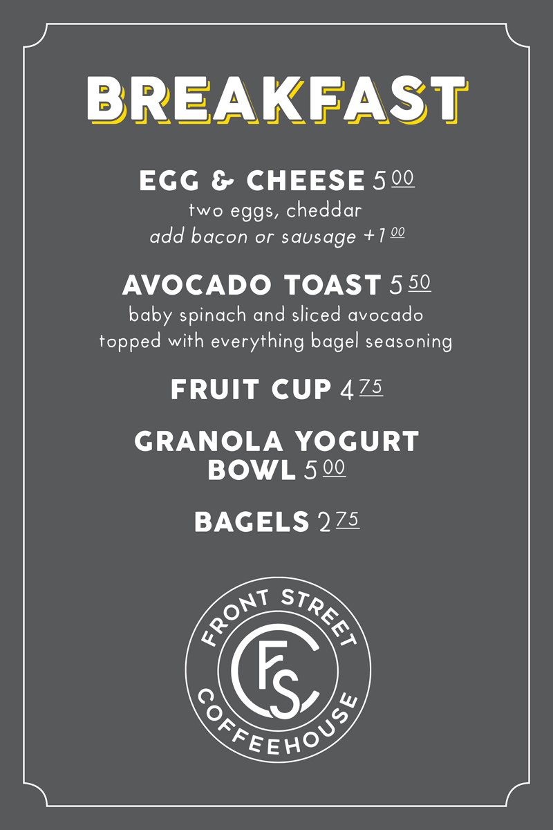 Menu Front Street Coffeehouse-8