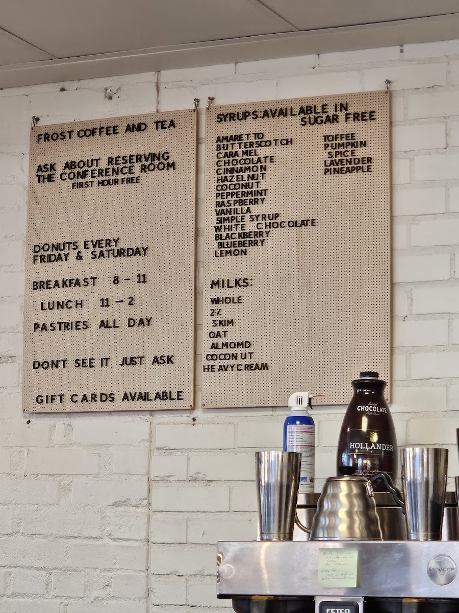 Menu Frost Coffee And Tea-10