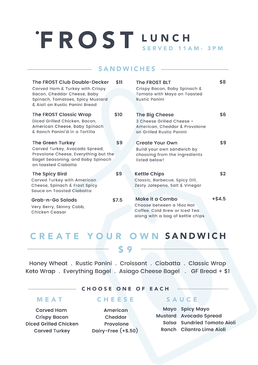 Menu Frost Coffee And Tea-2