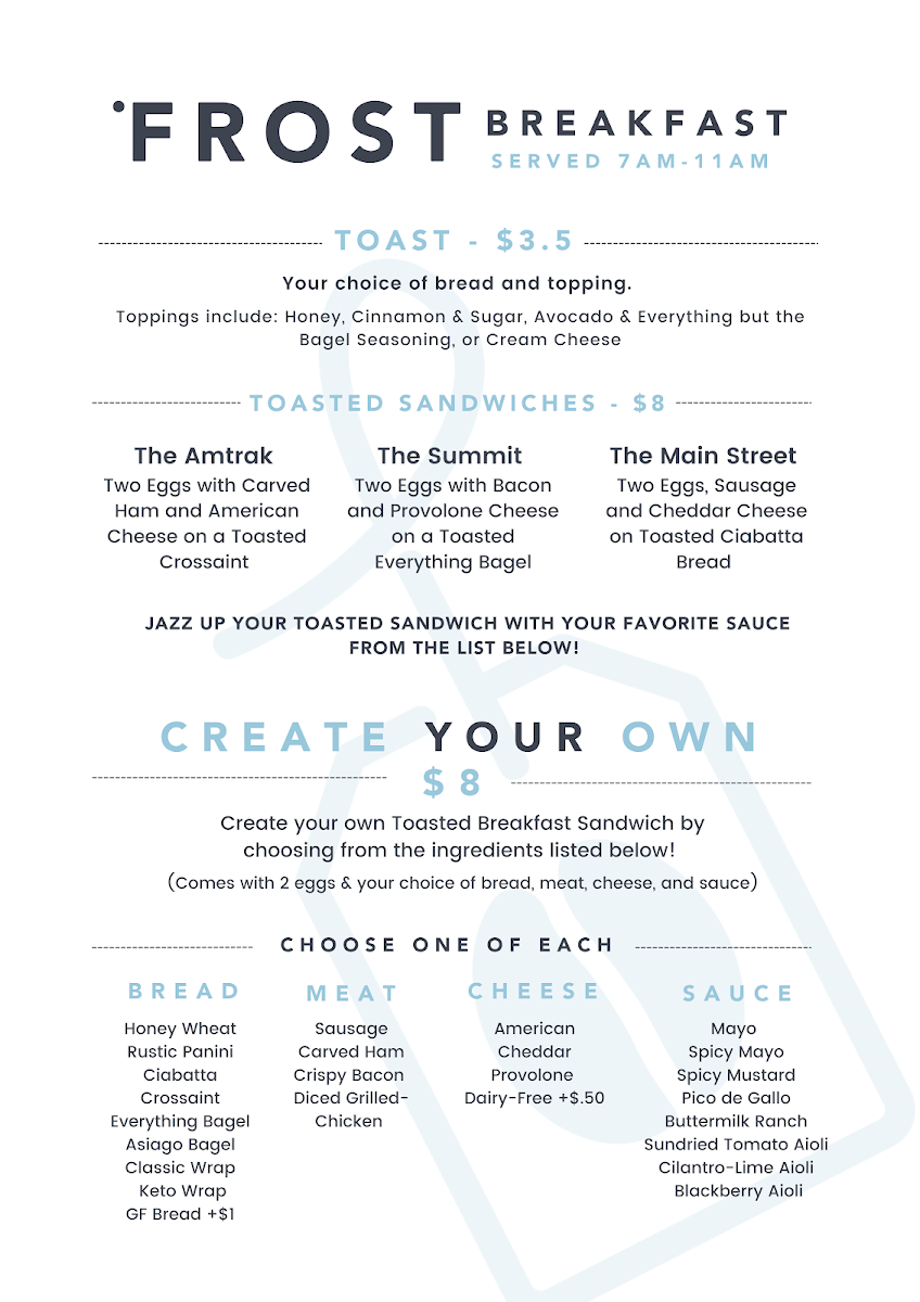 Menu Frost Coffee And Tea-3