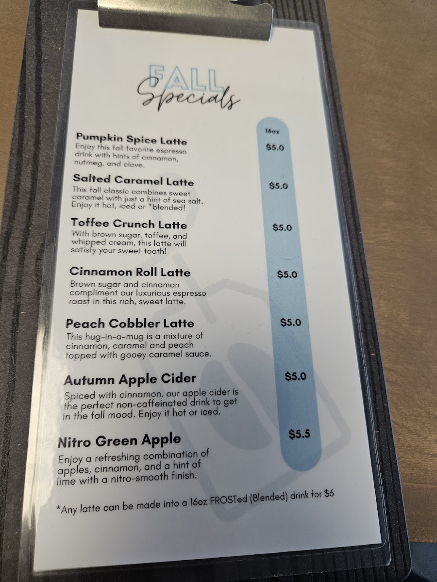 Menu Frost Coffee And Tea-8