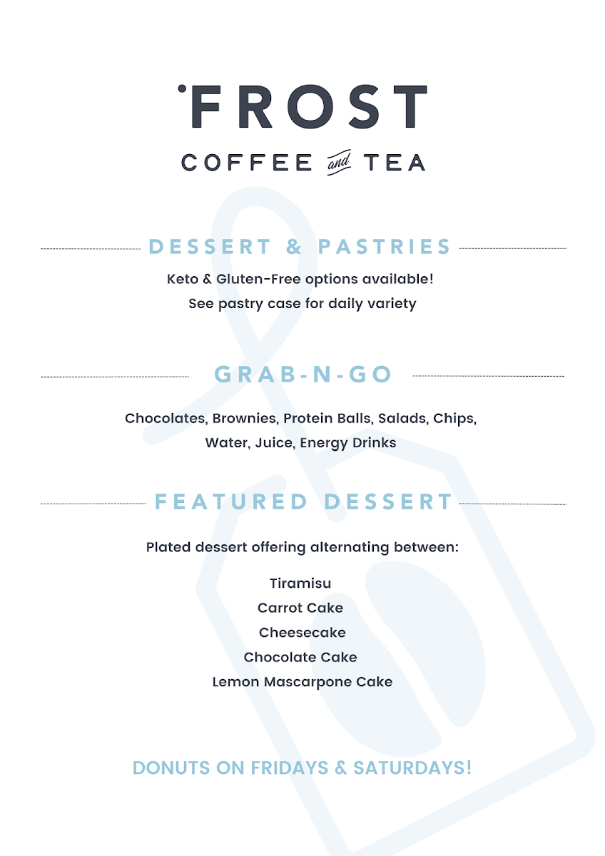 Menu Frost Coffee And Tea-9