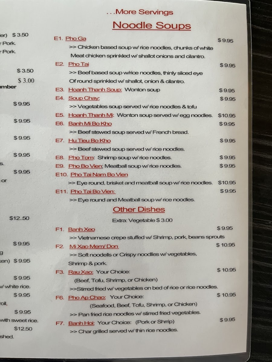 Menu Frosty's Caffè - Metairie-10