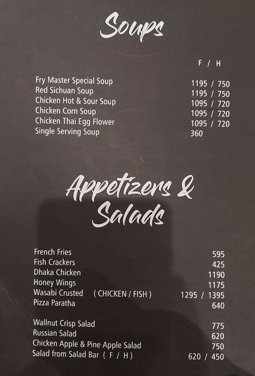 Menu Fry Master-1