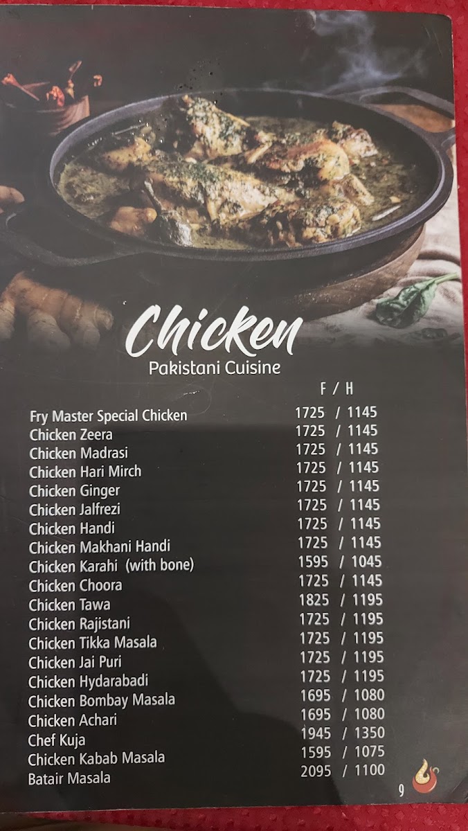 Menu Fry Master-3