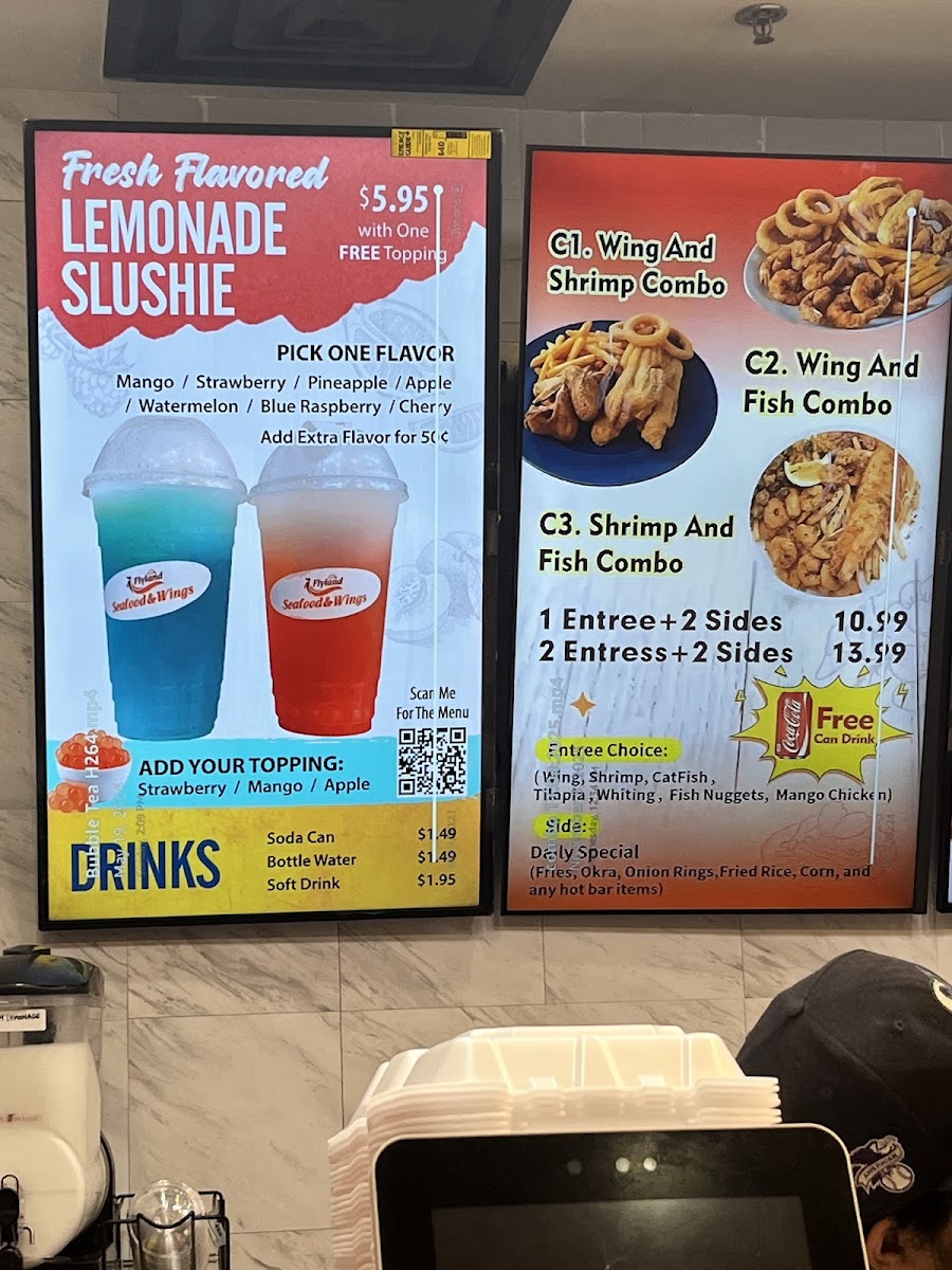 Menu Fryland Seafood & Wings-1