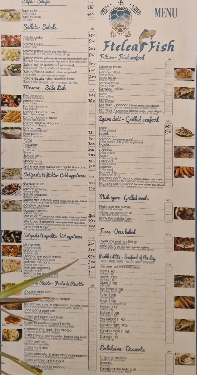 Menu Ftelea Fish Taverna Saranda-1