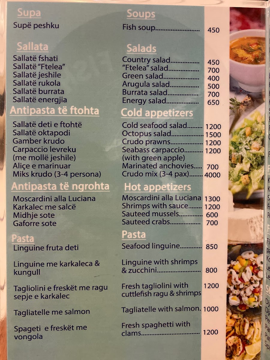 Menu Ftelea Fish Taverna Saranda-5