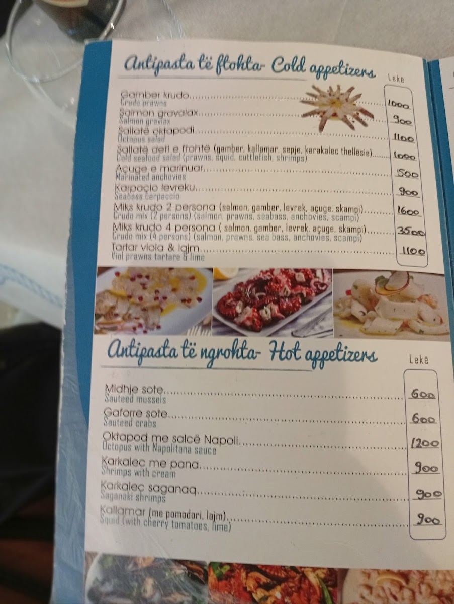 Menu Ftelea Fish Taverna Saranda-8