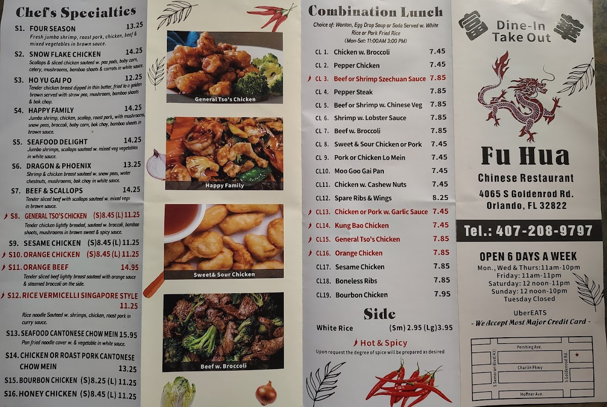 Menu Fu Hua Chinese Restaurant-1