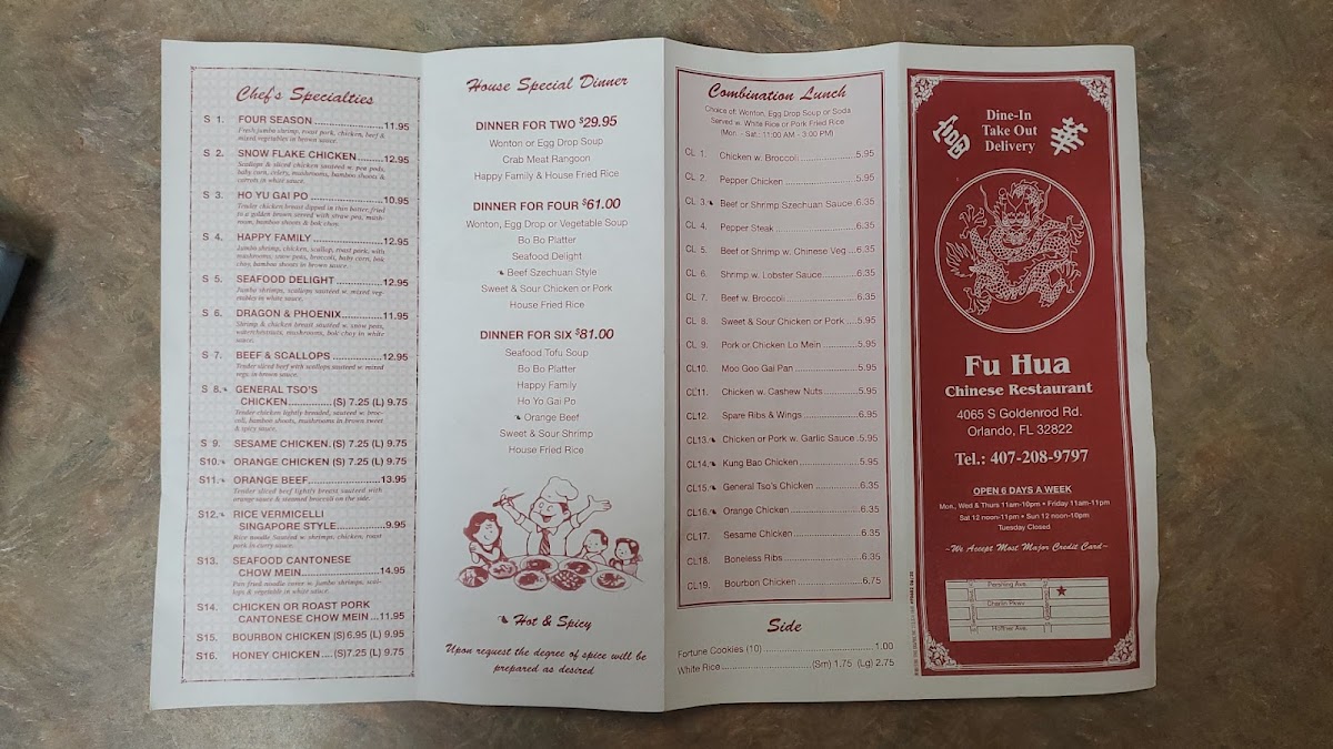 Menu Fu Hua Chinese Restaurant-3