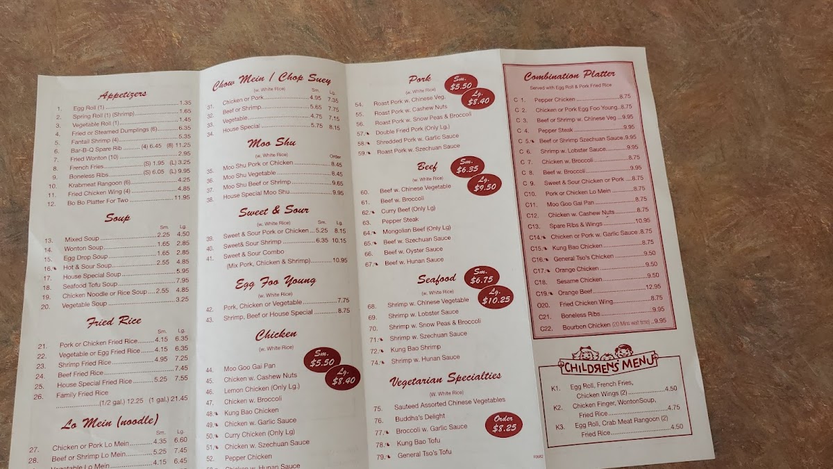 Menu Fu Hua Chinese Restaurant-7