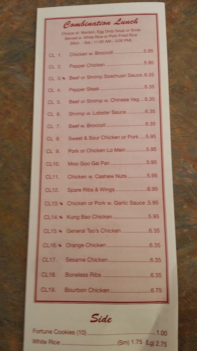 Menu Fu Hua Chinese Restaurant-8