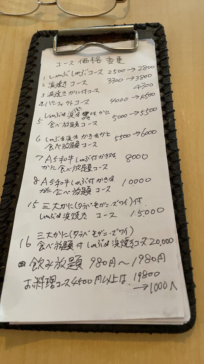 Menu Fudemura Hakodate Goryokaku-4