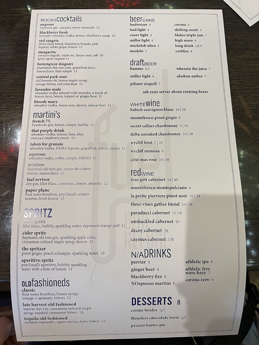 Menu Fuel Bar + Refuge-1