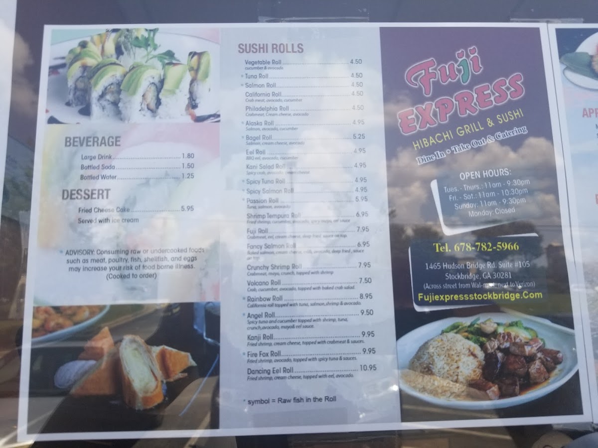 Menu Fuji Express-3