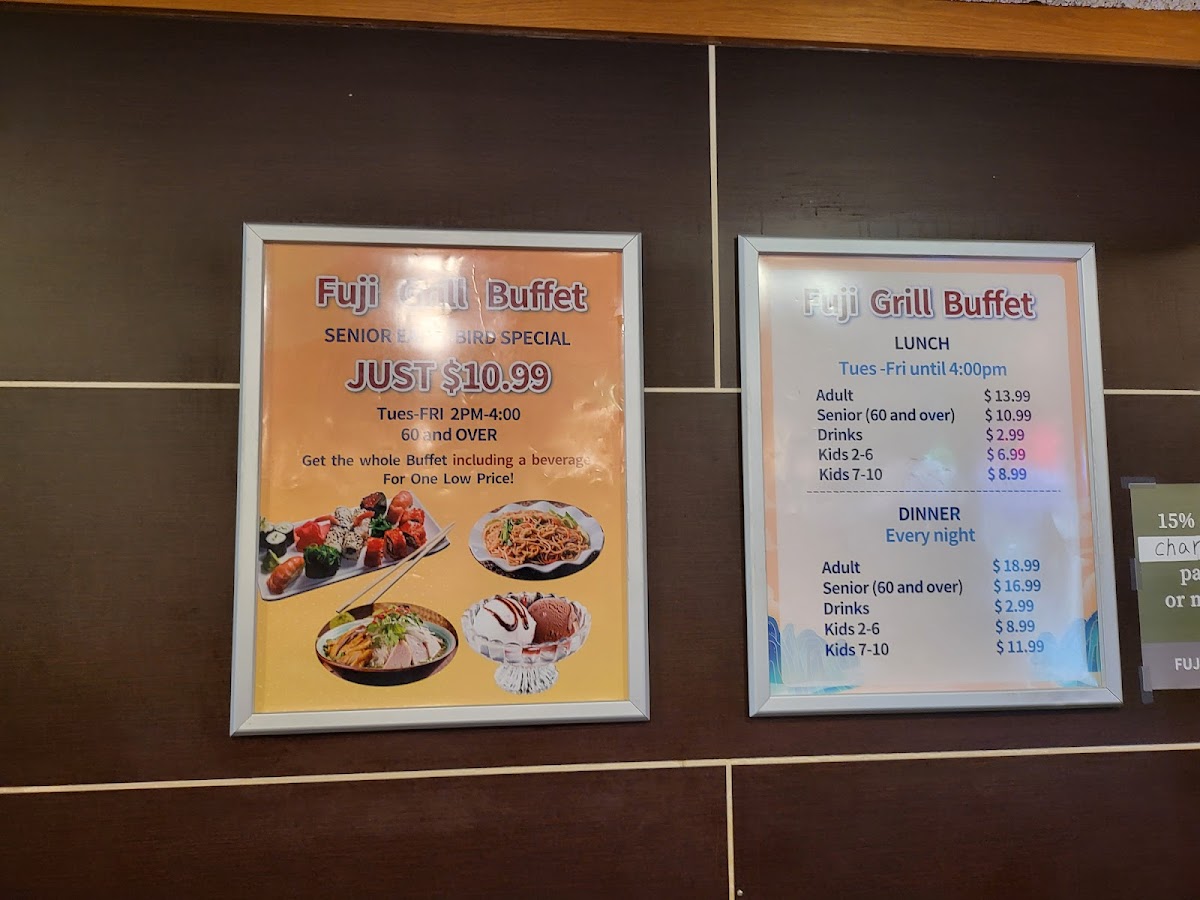 Menu Fuji Grill Buffet-1
