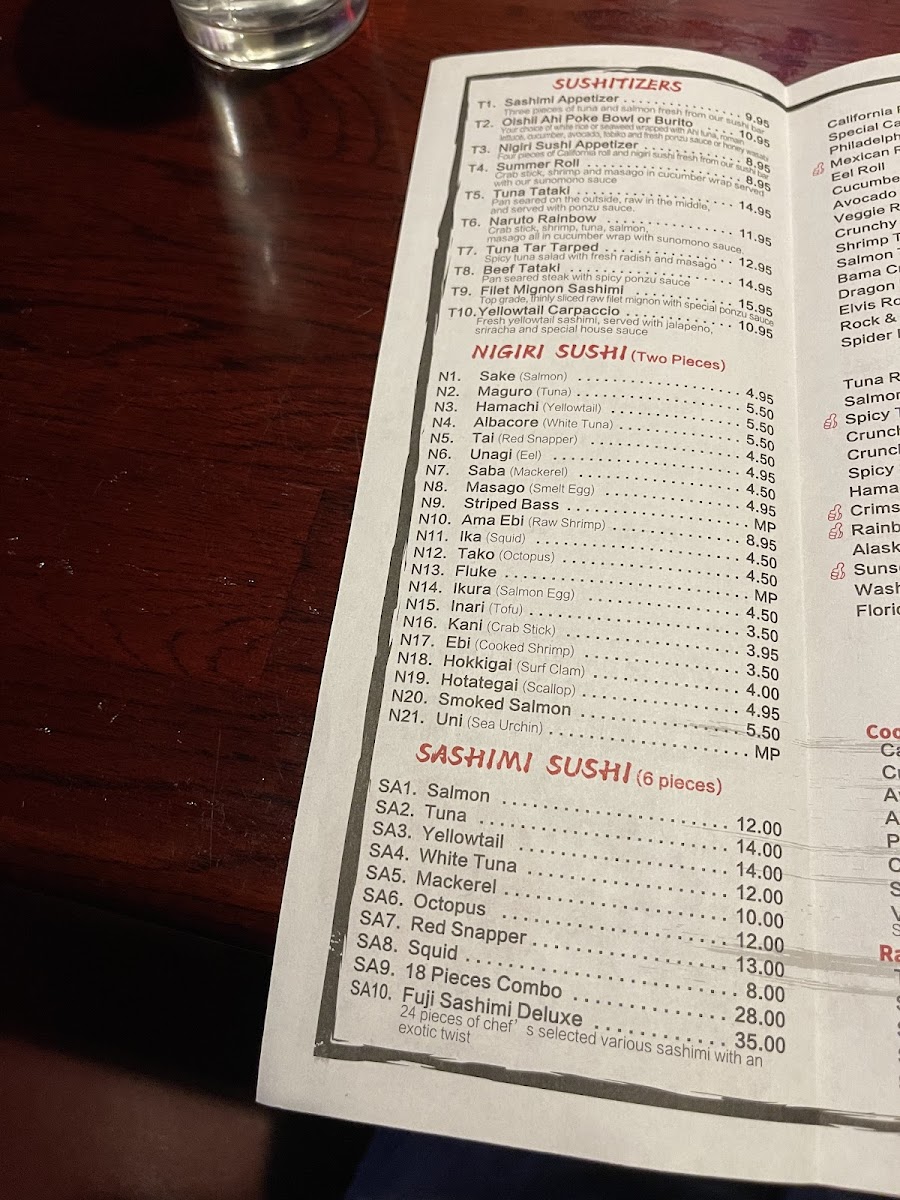 Menu Fuji Japanese Cuisine-5