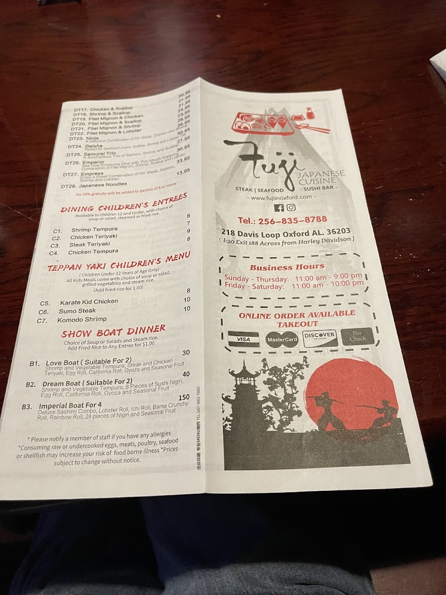 Menu Fuji Japanese Cuisine-6