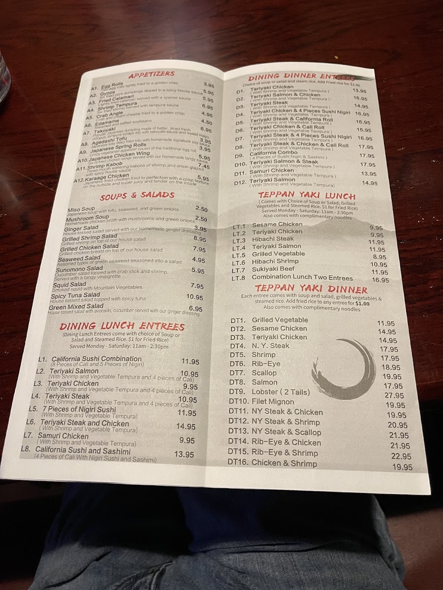 Menu Fuji Japanese Cuisine-7
