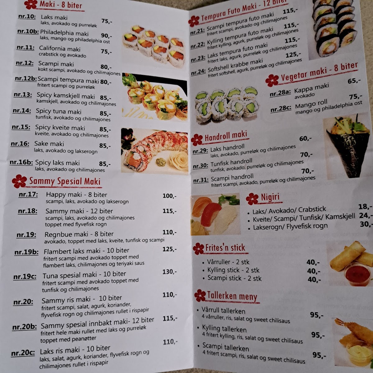 Menu Fuji Sushi Sandefjord-4