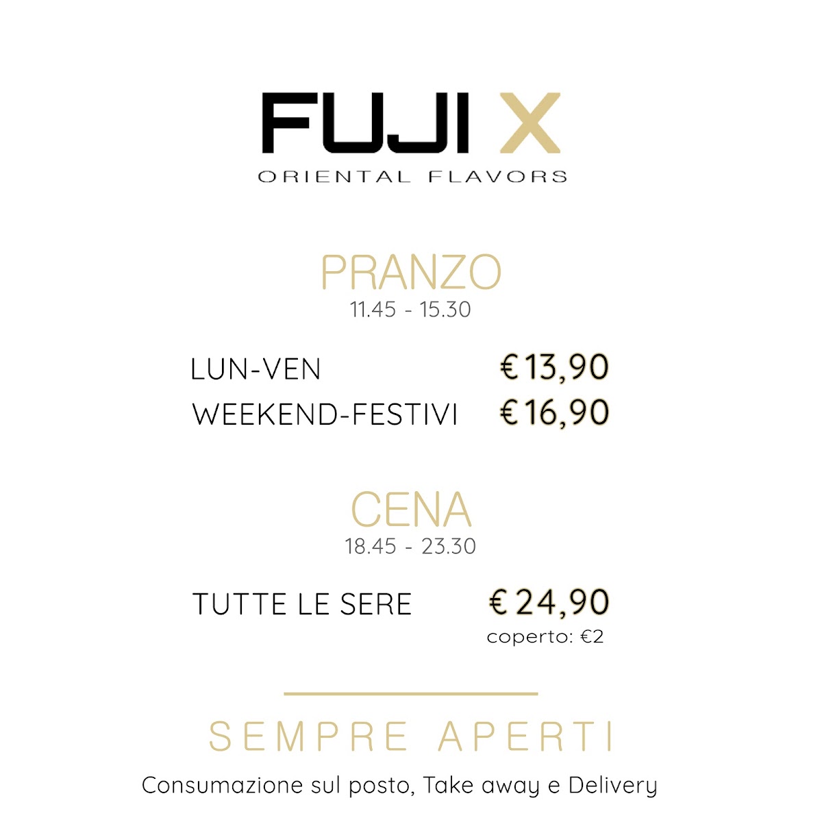 Menu Fuji X-2