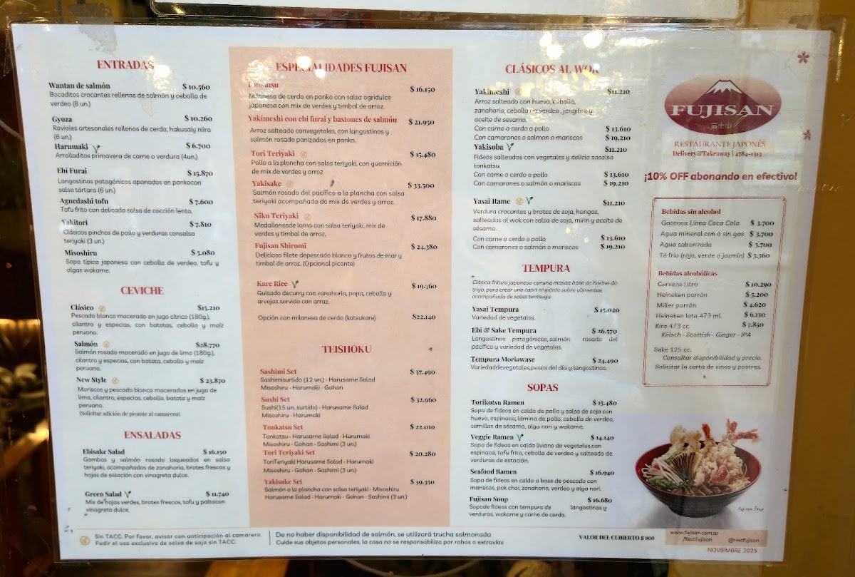 Menu Fujisan-1