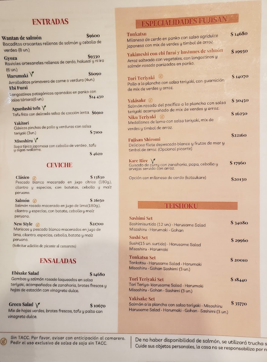 Menu Fujisan-5