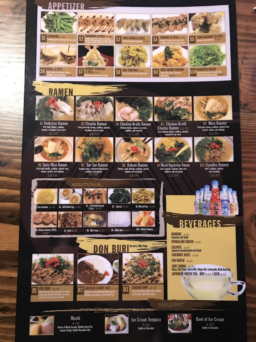 Menu Fujiya Ramen-10