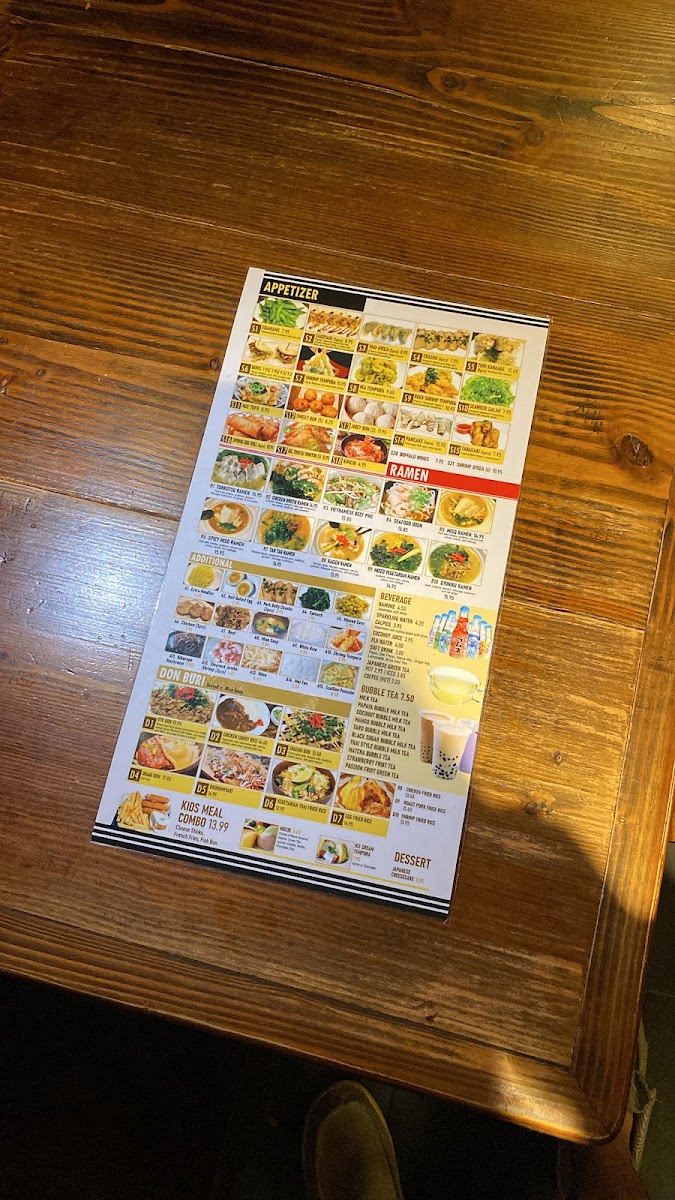 Menu Fujiya Ramen-2