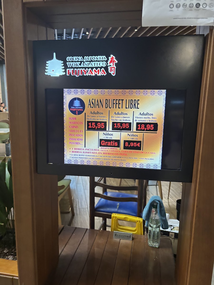 Menu Fujiyama-7