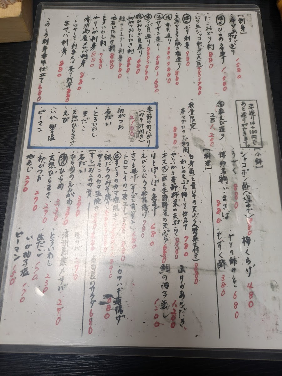 Menu Fukuzushi-3