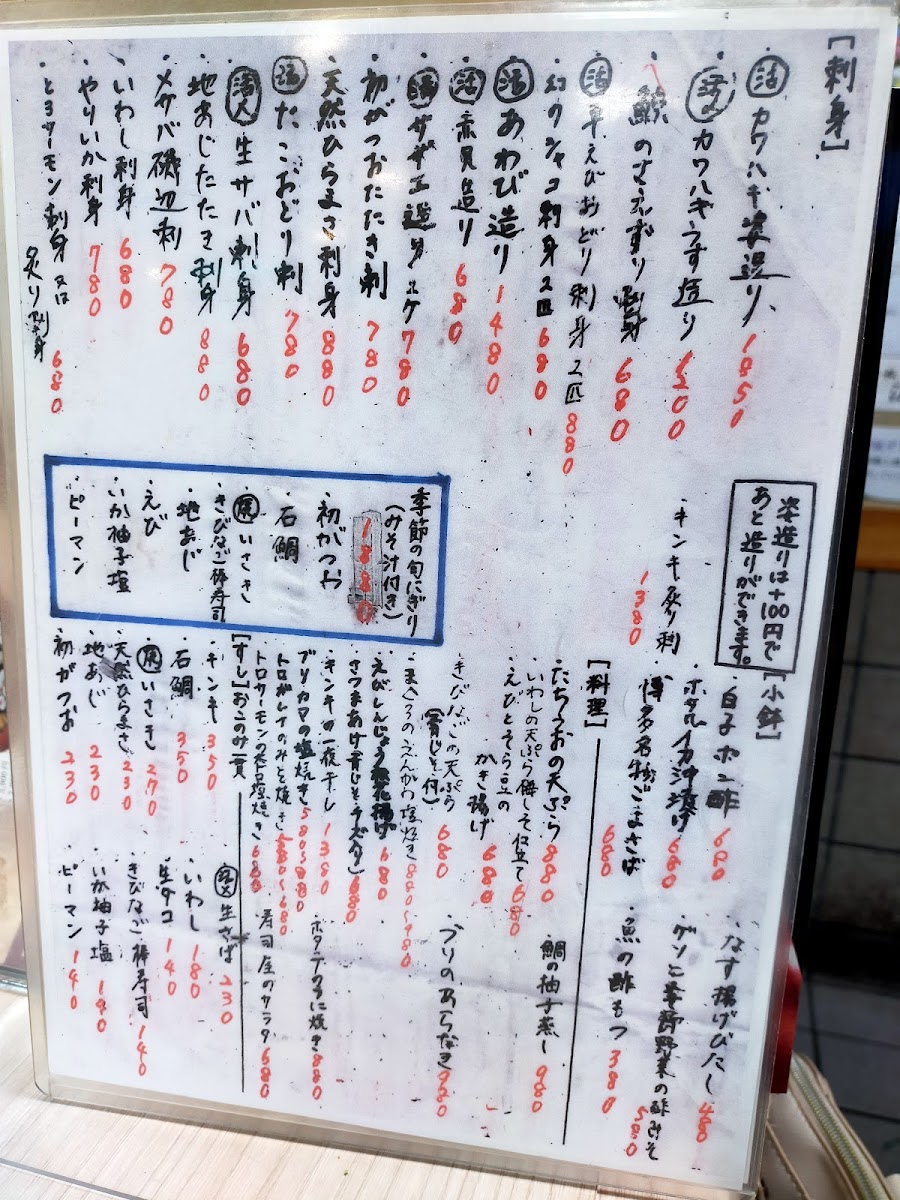 Menu Fukuzushi-4