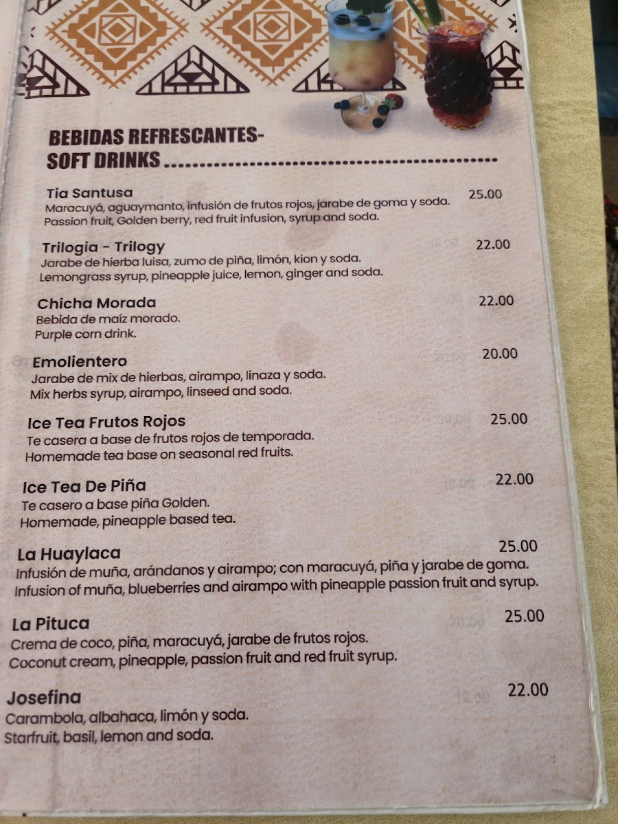 Menu Full House Machupicchu Restaurant-10