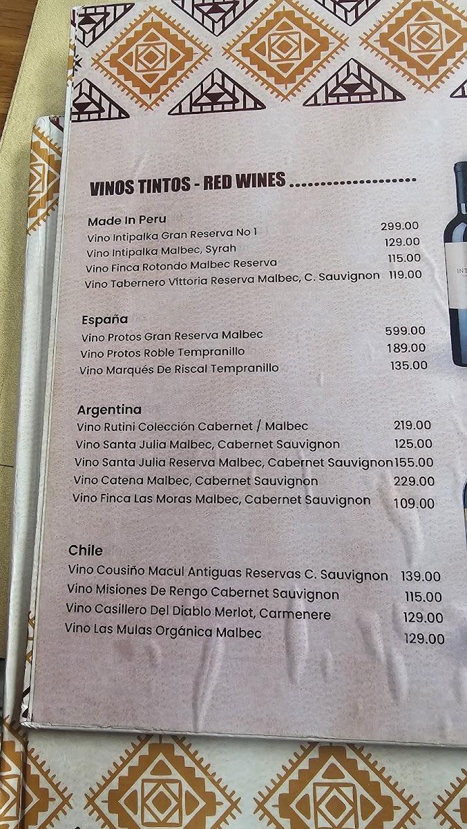 Menu Full House Machupicchu Restaurant-7