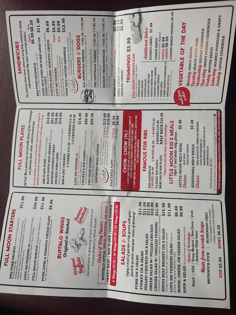 Menu Full Moon Bar-B-Que-4