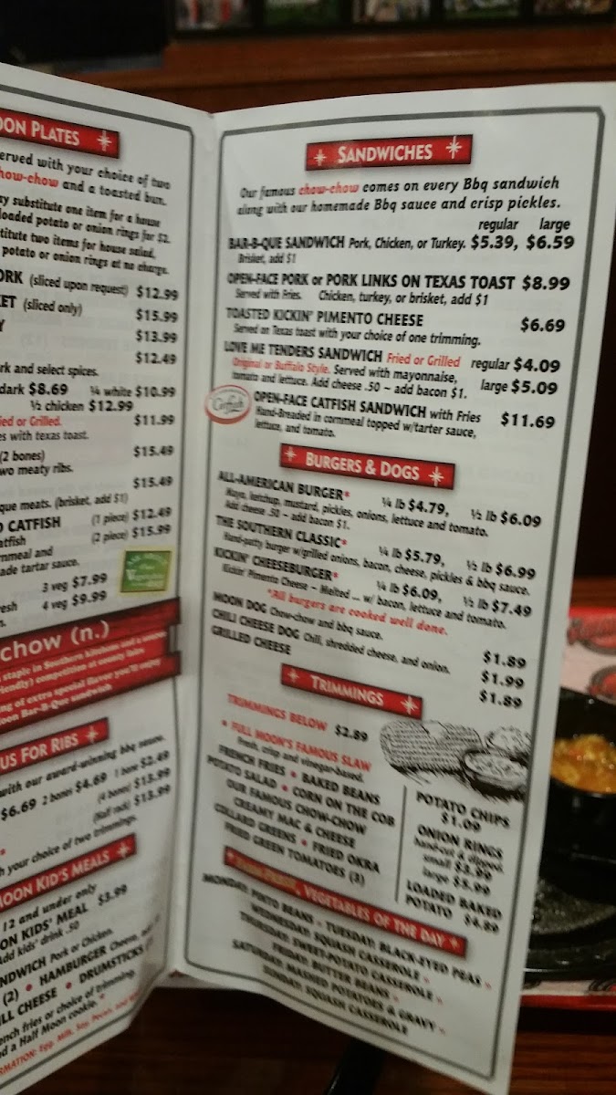 Menu Full Moon Bar-B-Que-6