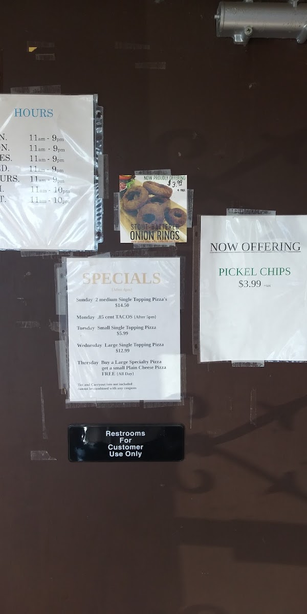 Menu Fun House Pizza & Pub-4