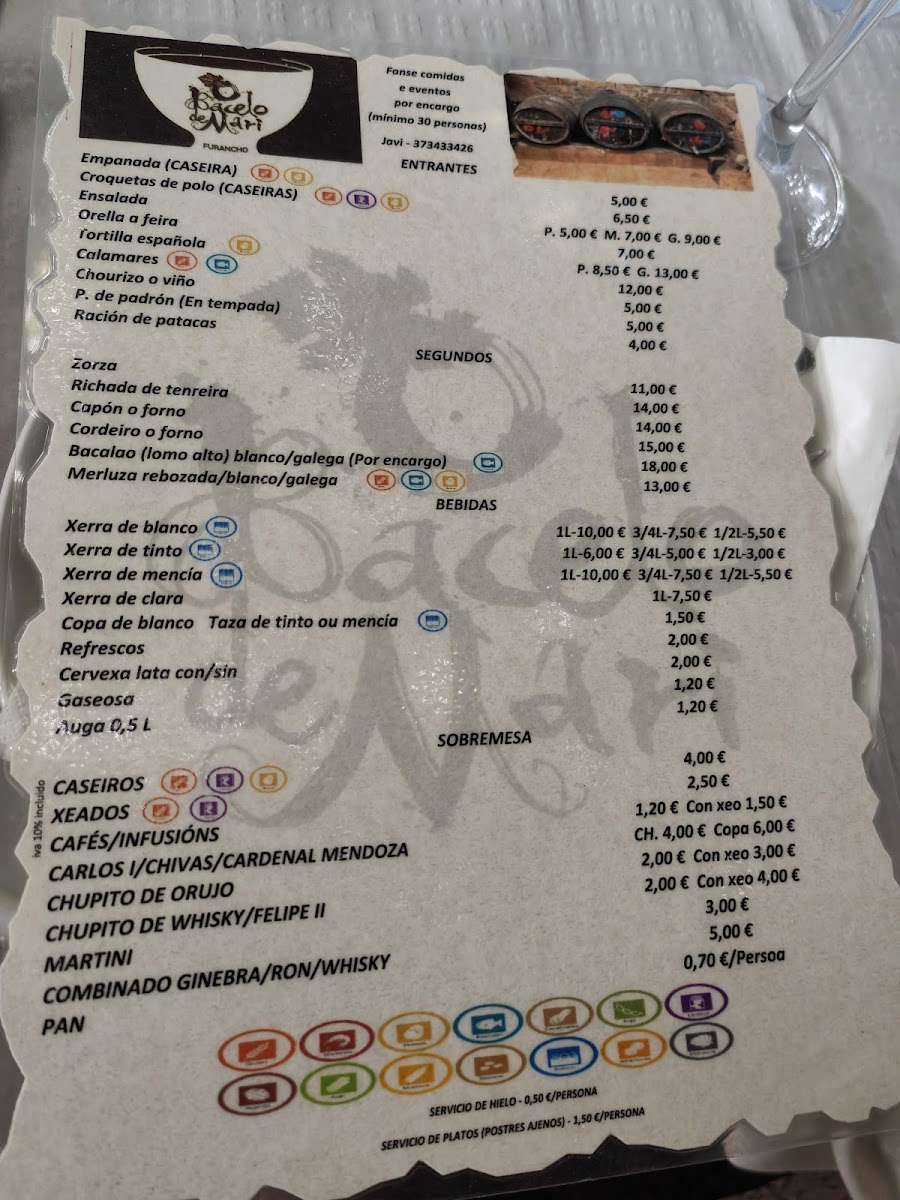 Menu Furancho O Bacelo De Mari-5