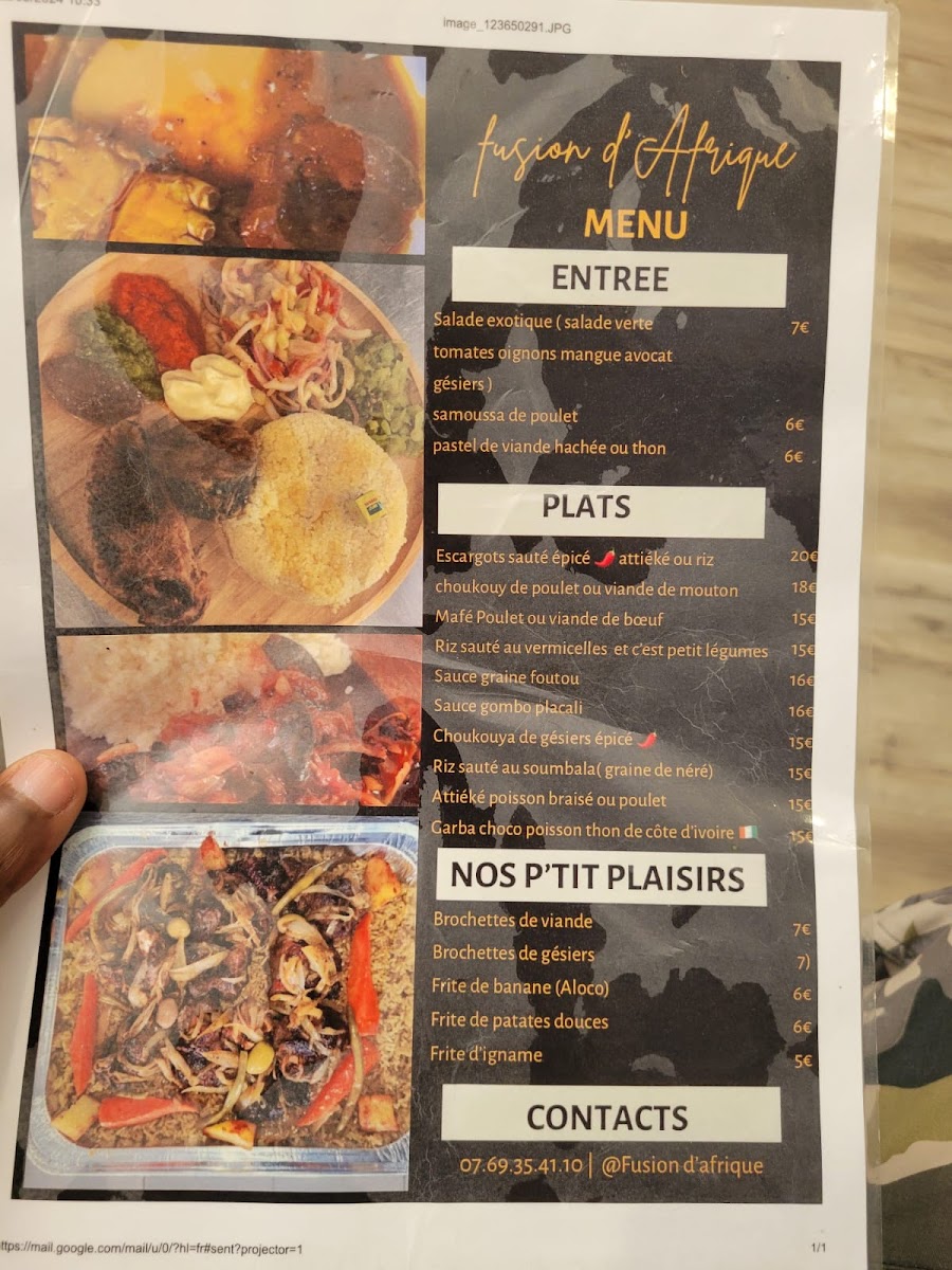 Menu Fusion D’Afrique-3
