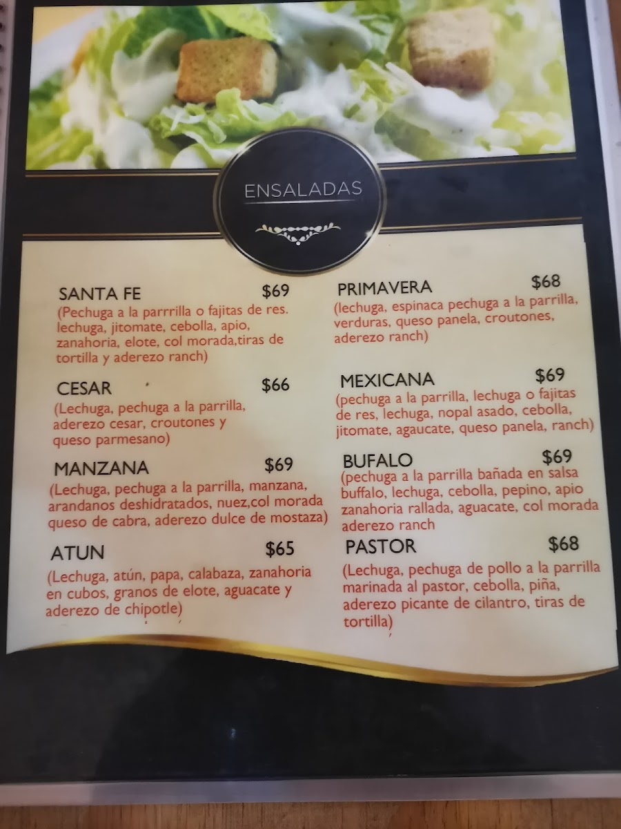 Menu Fusión Restaurant And Grill-5