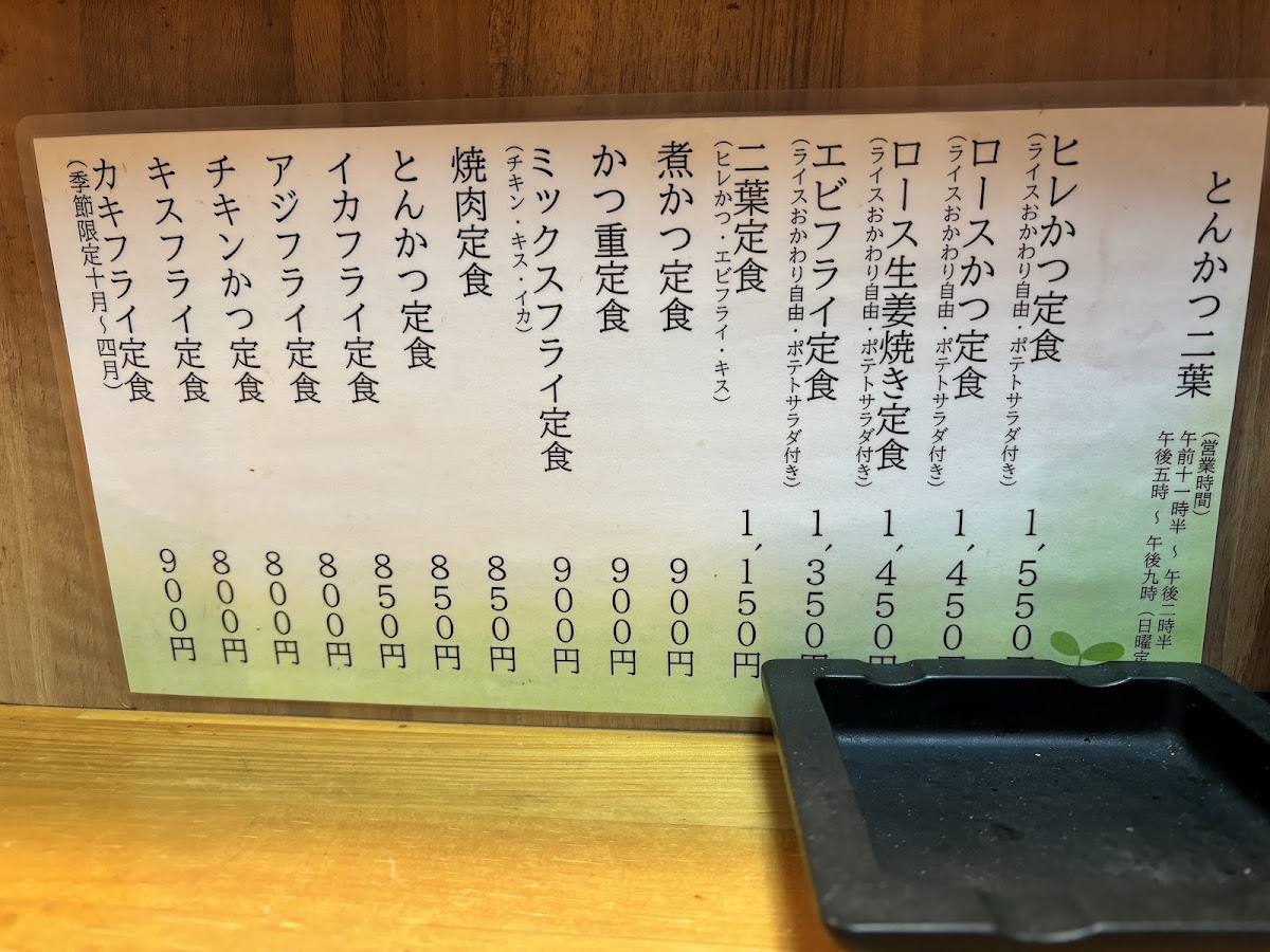 Menu Futaba-3