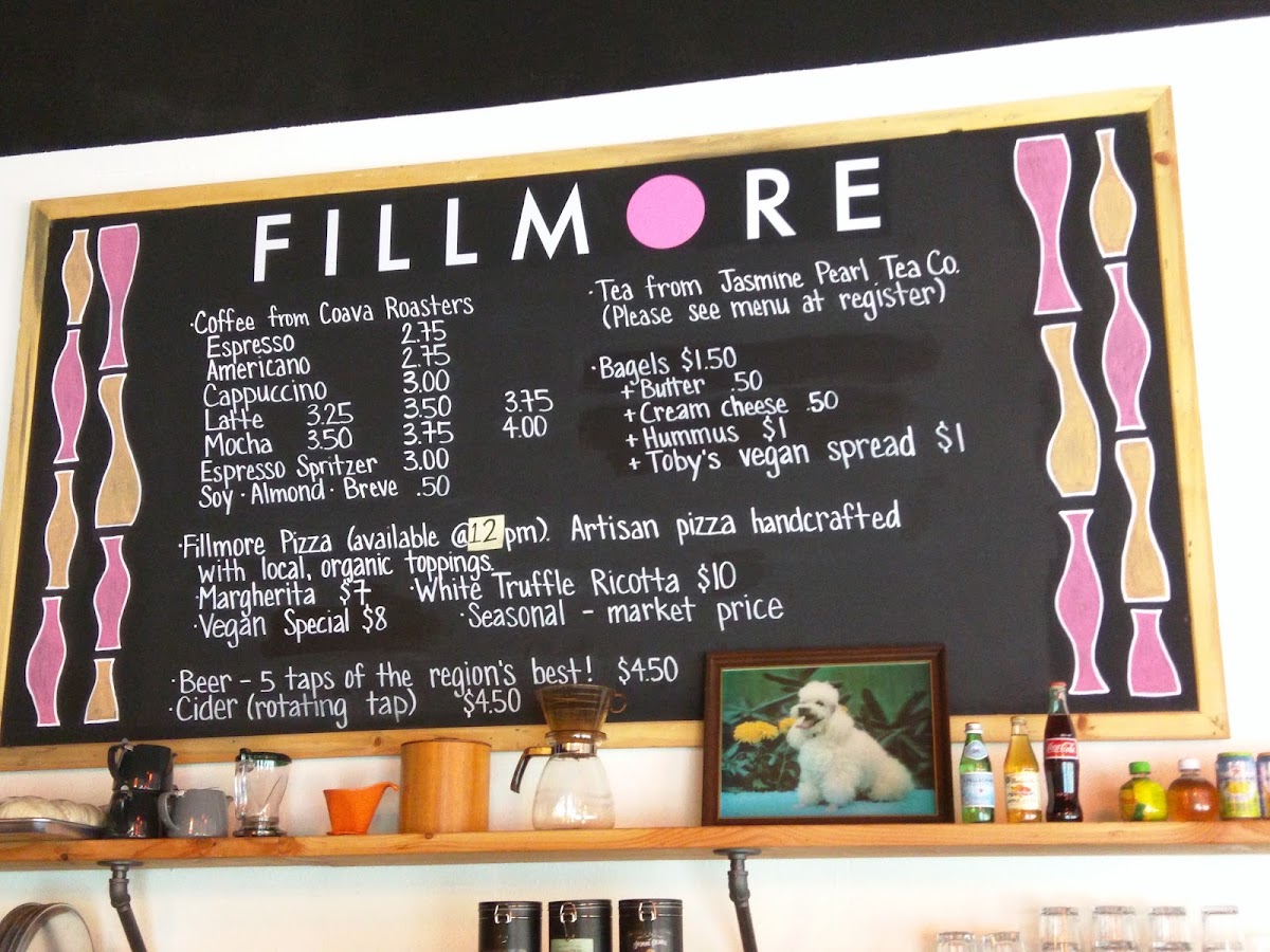 Menu Futura Coffee Roasters - Glisan St-10