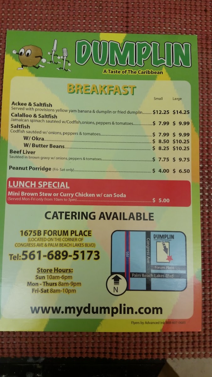 Menu G K Dumplin Llc-1
