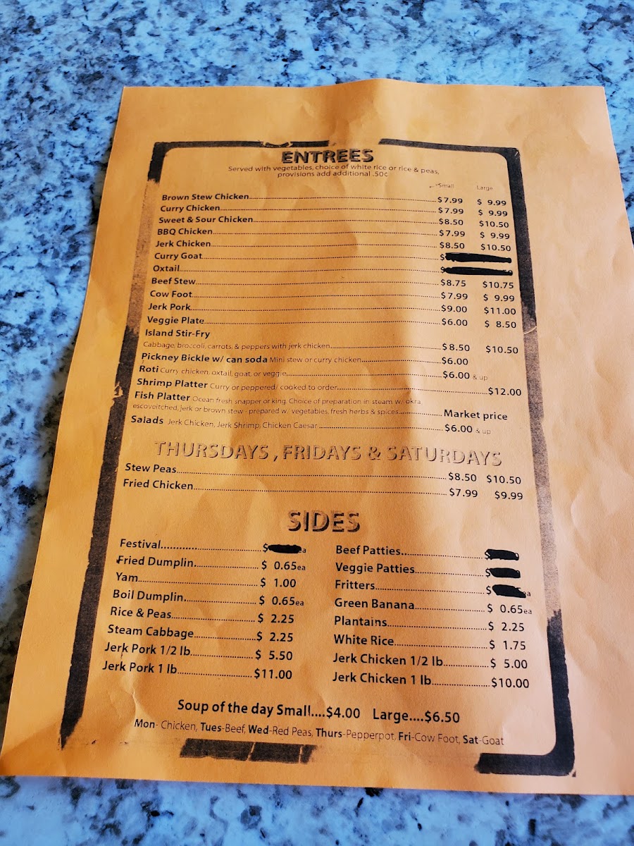 Menu G K Dumplin Llc-4
