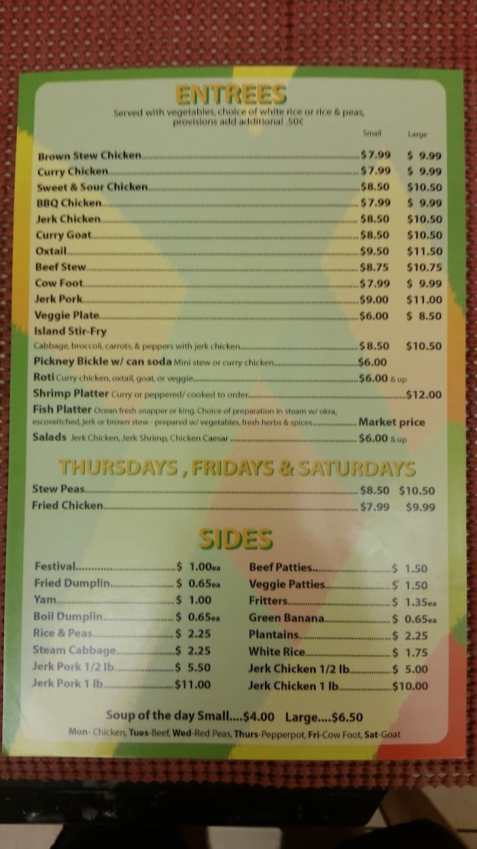 Menu G K Dumplin Llc-5
